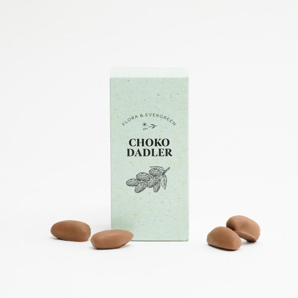 Flora & Evergreen Dadler med chokoladeovertræk 
